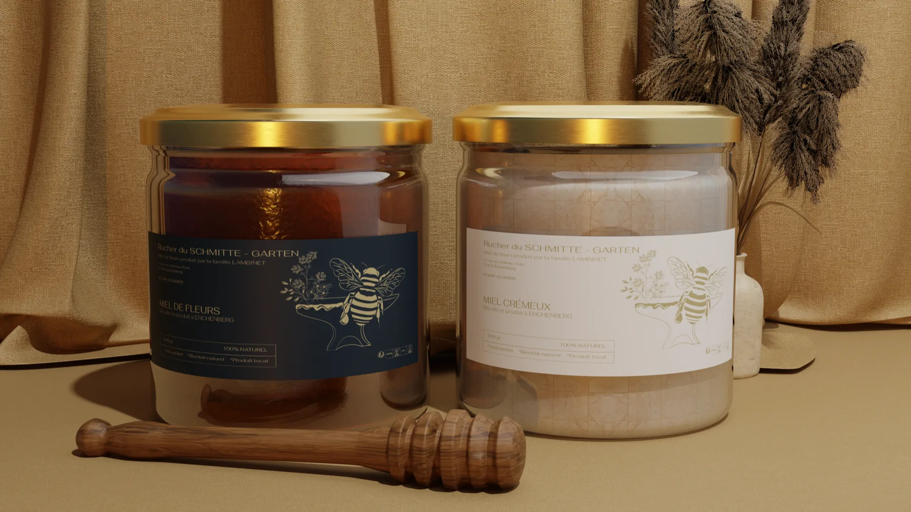 Packaging miel