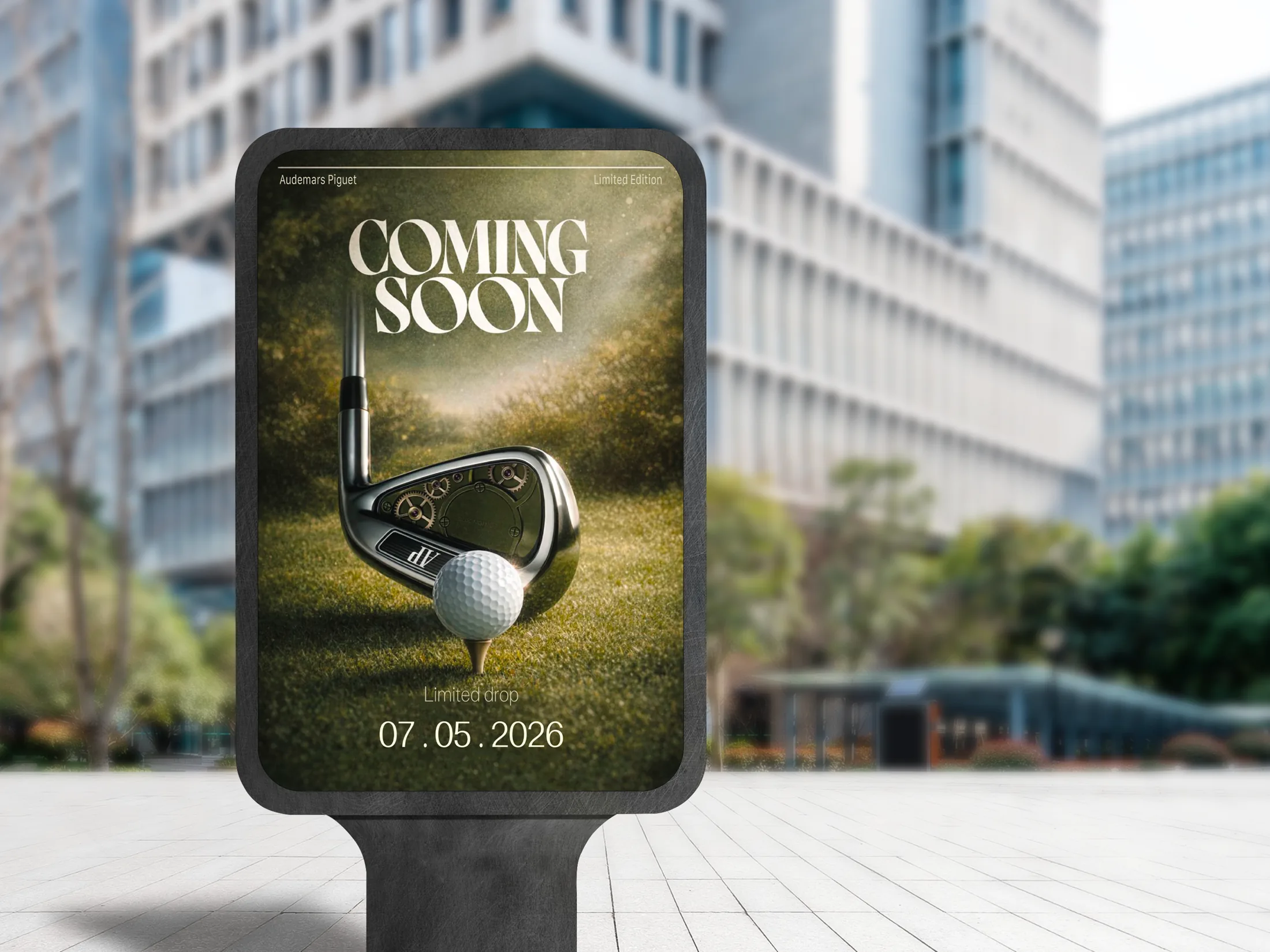 Poster Audemars Piguet en ville
